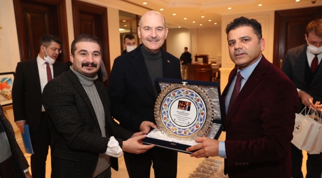Barış Pınarı FM'den İçişleri Bakanı Soylu'ya Ziyaret!