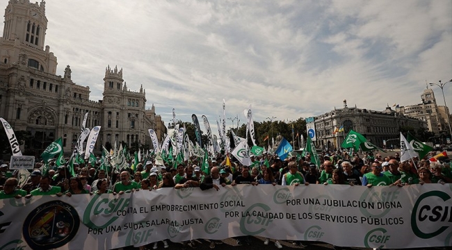 İspanya'da hayat pahalılığı protestosu!