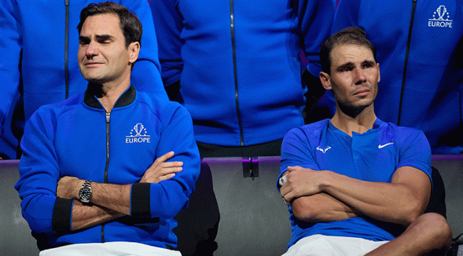 Roger Federer son kez korta çıktı gözyaşları sel oldu!