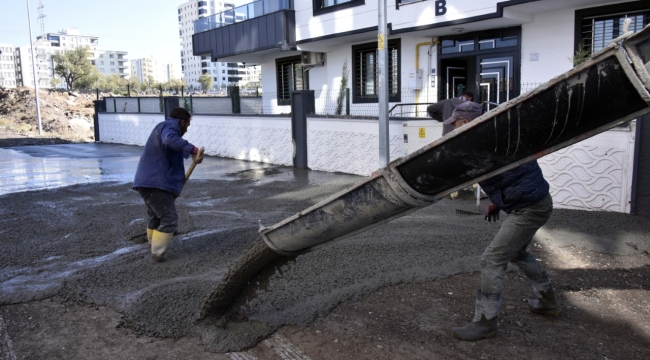 Siverek'te Sokak beton çalışmaları devam ediyor!