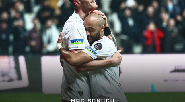 Beşiktaş, Kasımpaşa'yı golcüleriyle mağlup etti: 2-1