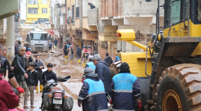 Eyyübiye'de Sel Basan Mahalleler Temizleniyor!