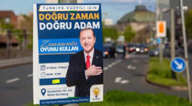 Almanya'da Erdoğan'ın afişleri de yasaklandı!