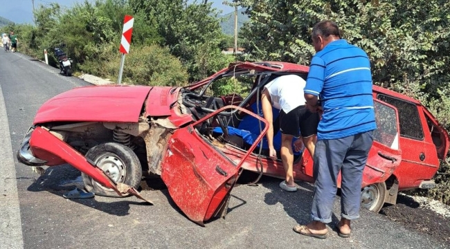 15 yaşındaki çocuk kaza yaptı, can pazarı yaşandı!