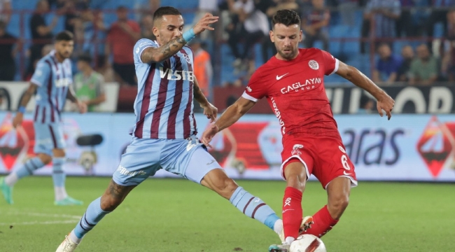 Trabzonspor, Antalyaspor'u 1-0 yenerek sezona galibiyetle başladı!
