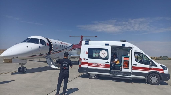 Ambulans uçak Şanlıurfa'dan bebekler için havalandı!