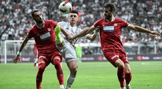 Beşiktaş, Dolmabahçe'de Sivasspor'u 2 golle mağlup etti!