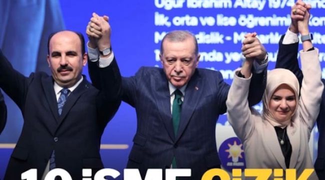 AKP'nin 48 ildeki adayları belli oldu!
