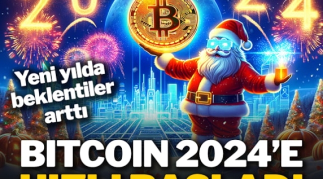 Bitcoin 2024'e yükselişle başladı!