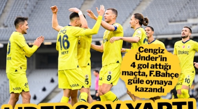 Cengiz Ünder coştu; Fenerbahçe, İstanbulspor'u 5'ledi!