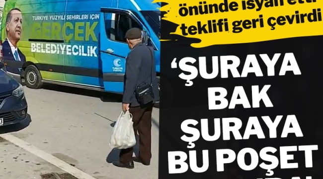 AKP'nin seçim aracı önünde pahalılık isyanı!