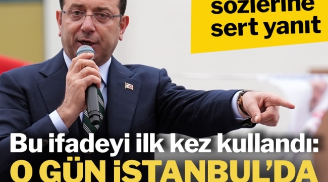 İmamoğlu, 'Yanlışlıkla görevi aldı' diyen Erdoğan'a yanıt verdi!