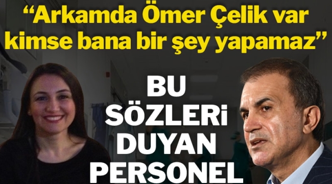 Adana Şehir Hastanesi'nde mobbing iddiası: Arkamda Ömer Çelik var!