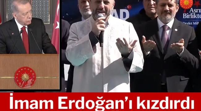 Erdoğan'dan imama tepki: Tamam mübarek!