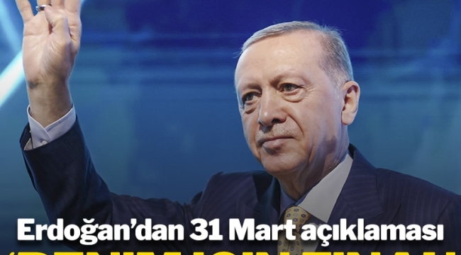 Erdoğan'dan seçim açıklaması: Bu benim için bir final!