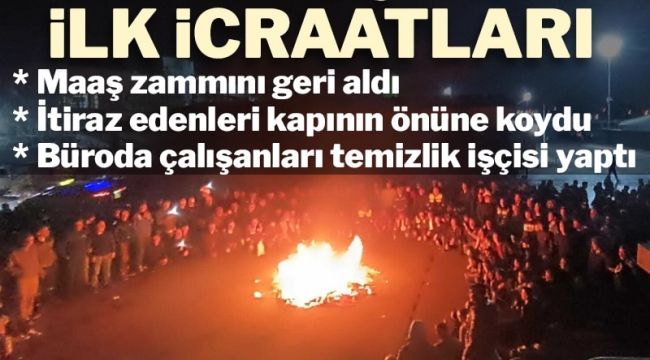 AKP'li başkandan ilk icraat: İşçi kıyımı!