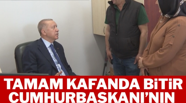 Erdoğan ile vatandaş arasında ilginç diyalog: Tamam kafanda bitir Cumhurbaşkanı'nın huzurunda!