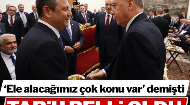 Erdoğan - Özel görüşmesinin günü belli oldu!