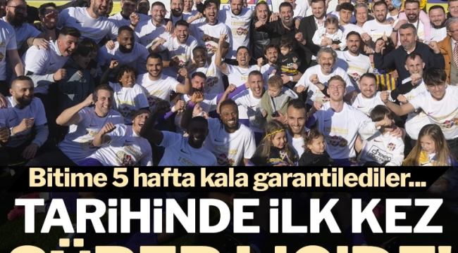 Eyüpspor, Süper Lig'e yükselmeyi garantiledi!