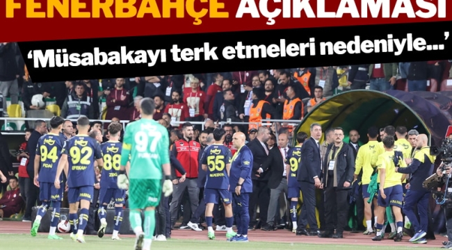 Fenerbahçe ve Galatasaray, PFDK'ye sevk edildi!