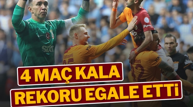Galatasaray, Adana Demirspor 3 golle devirdi, Fenerbahçe'nin rekorunu egale etti!!