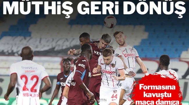 Trabzonspor'dan Gaziantep FK karşısında Onuachu ile müthiş geri dönüş!