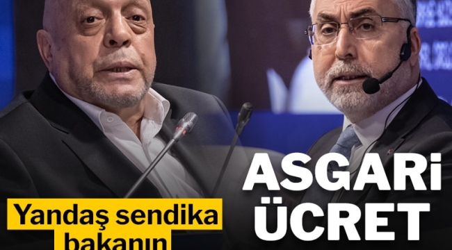 Yandaş sendika, bakanın önünde eleştirdi: Asgari ücret tepkisi!