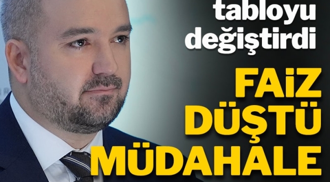Faizde düşüşe müdahale geldi!