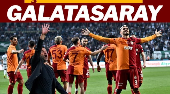 ŞAMPİYON GALATASARAY!