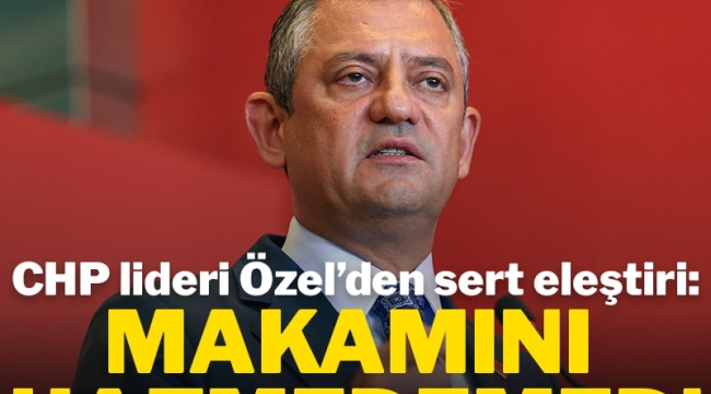 MAKAMINI HAZMEDEMEDİ!