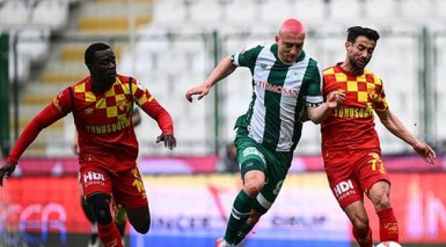 Konyaspor, Göztepe'nin hasretini katladı