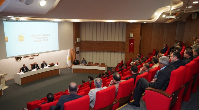 ŞUTSO Meclis Toplantısı, Nisan Ayında Üyeleri Bir Araya Getirdi