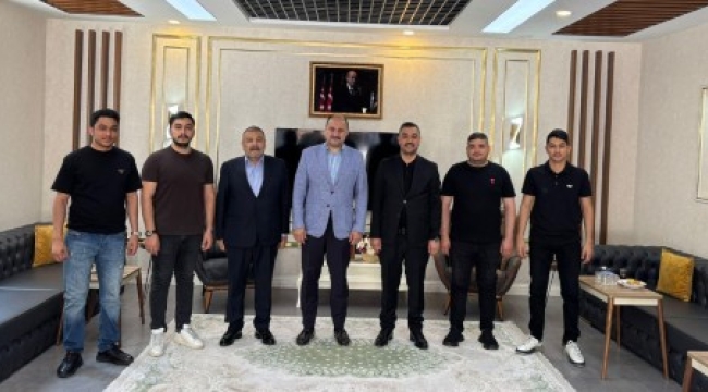 BAŞKAN GÜLPINAR'DAN MHP SİVEREK İLÇE BAŞKANI FETTAHLI'YA ZİYARET!